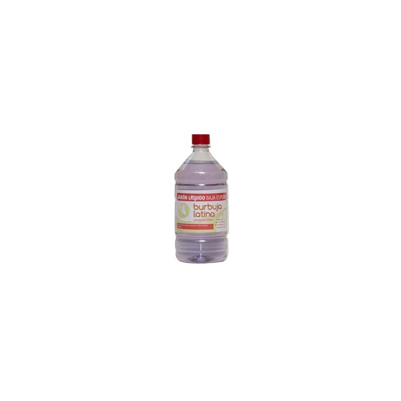 Jabón Líquido Baja Espuma p/lavarropas "Burbuja Latina" botella 950 ml