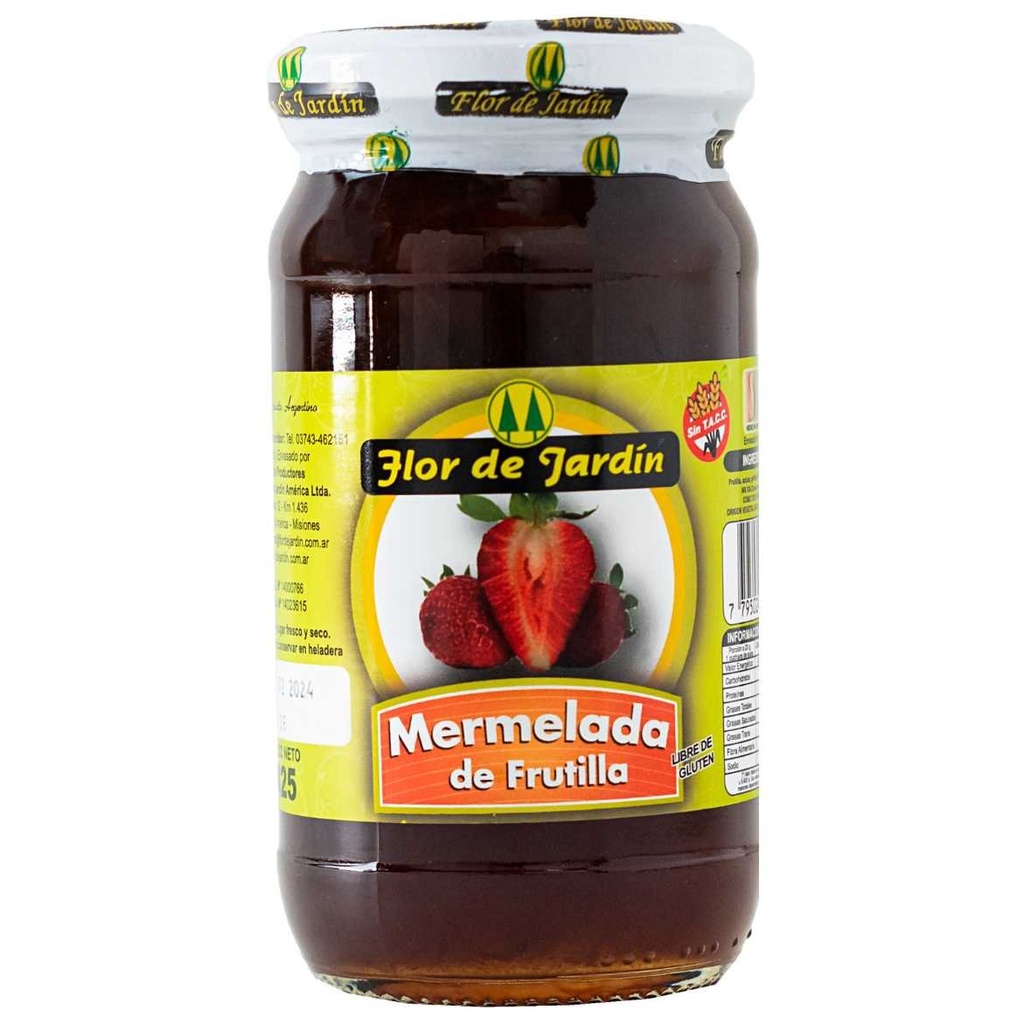 Mermelada "Flor de Jardín" Frutilla 425g