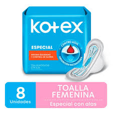 Toallas Femeninas "Kotex" Especial 8u