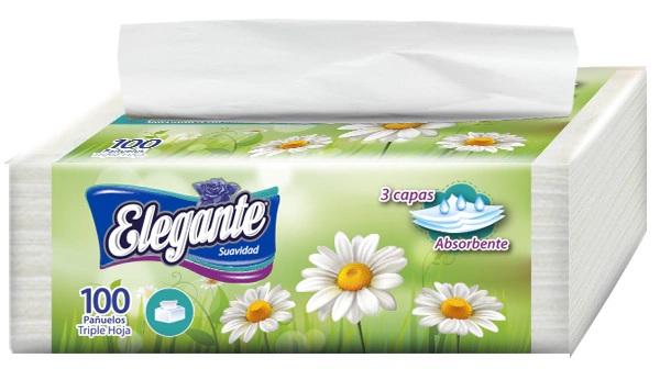 Pañuelos "Elegante" Triple Hoja x100