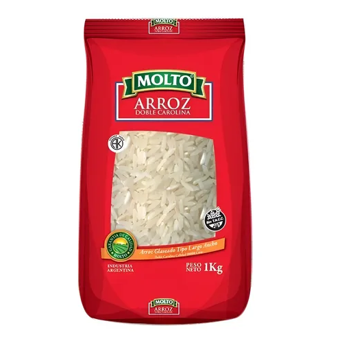 Arroz "Molto" doble carolina x 1kg