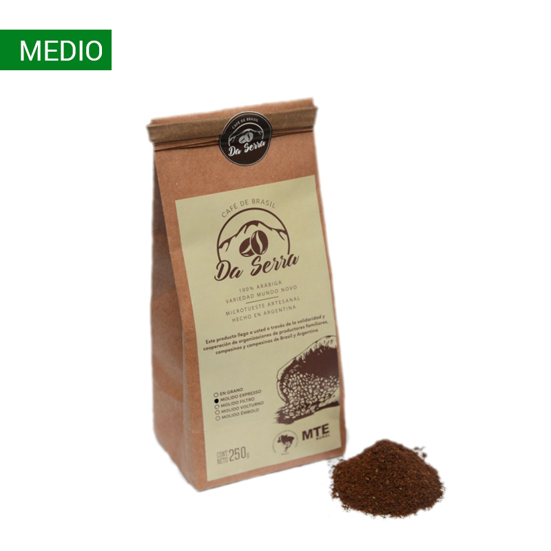 Café "Da Serra" molido medio (filtro) x 250 gr