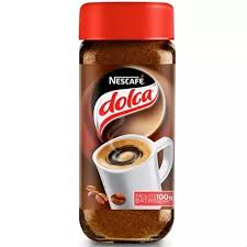 Café "Dolca" Instantaneo Frasco de Vidrio 100 gr