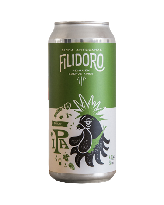 Cerveza "Filidoro" English IPA (Warnes) lata 473 ml