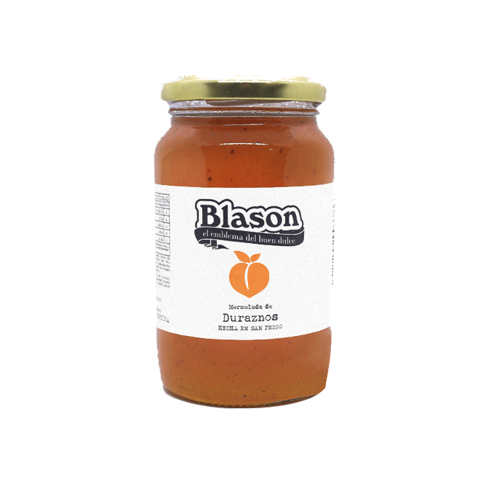 Dulce de durazno "Blason" frasco x 460 gr