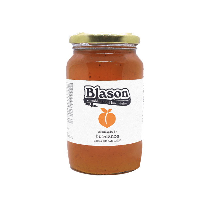 Dulce de durazno "Blason" frasco x 460 gr