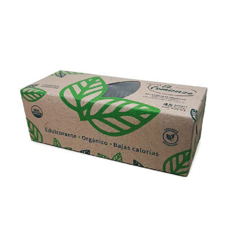Edulcorante "El comienzo" Stevia Orgánico Sobres 45 Sobres