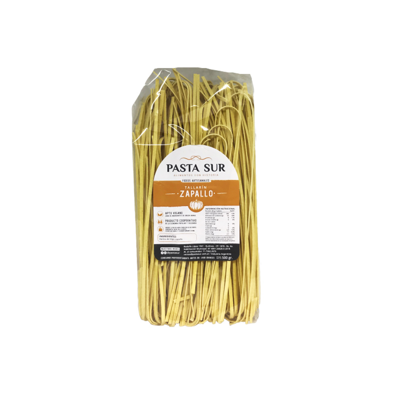 Fideos "Pasta Sur" tallarín Zapallo x500 gr