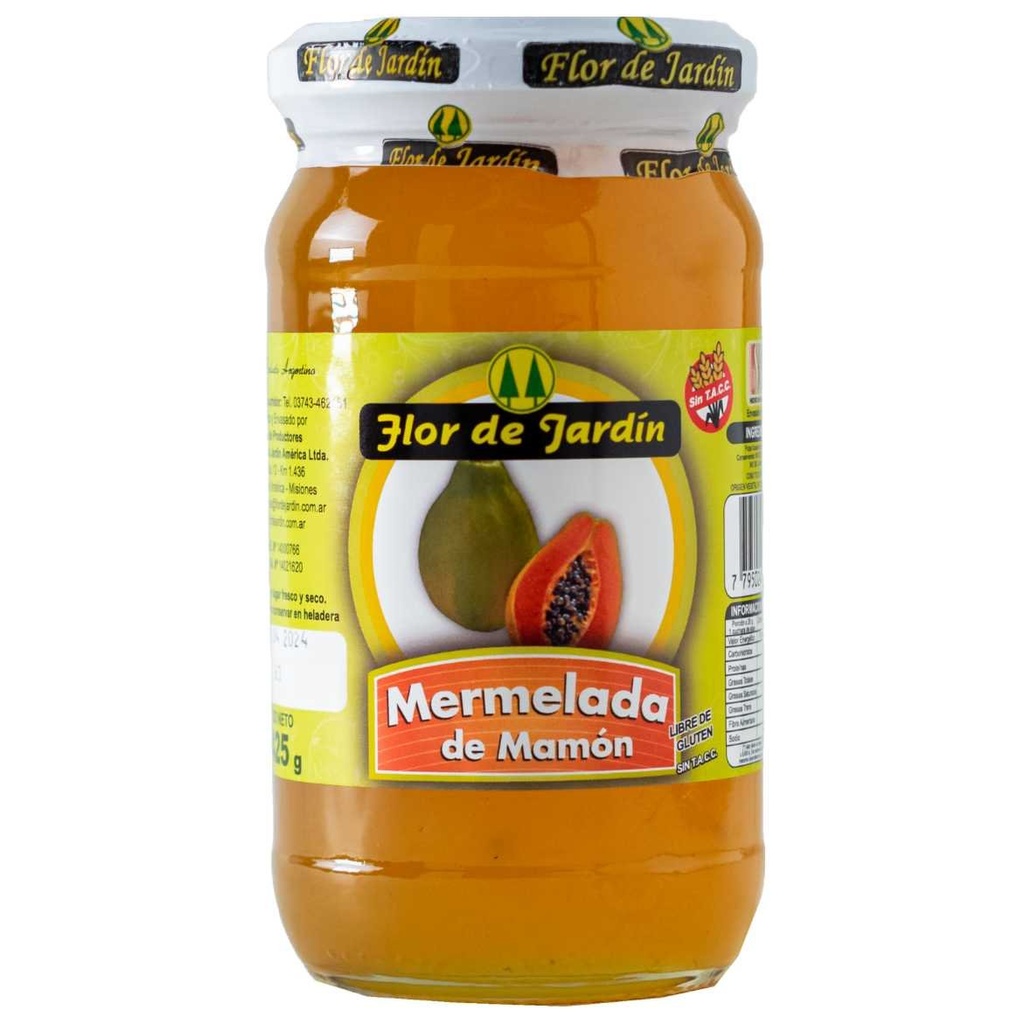 Mermelada "Flor de Jardín" Mamón x425grs