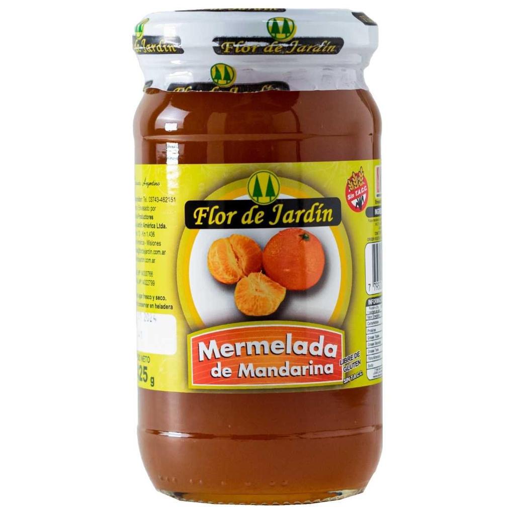 Mermelada "Flor de Jardín" Mandarina x425grs