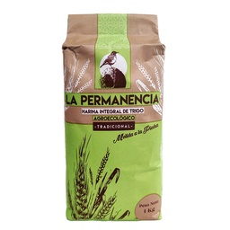 Harina de Trigo "La Permanencia" Integral Agroecológica Tradicional 1kg