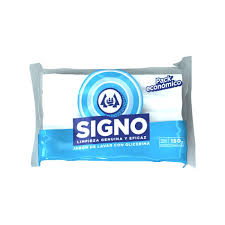 Jabón Blanco "Signo" flow pack 150 gr