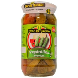 Pepinillos Premium "Flor de Jardín" x330 grs