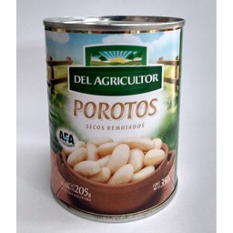 Porotos secos remojados "Del Agricultor" lata 350 gr