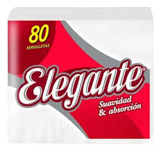 Servilletas de papel "Elegante" x 80u