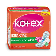 Toallas Femeninas "Kotex" Esencial 8u